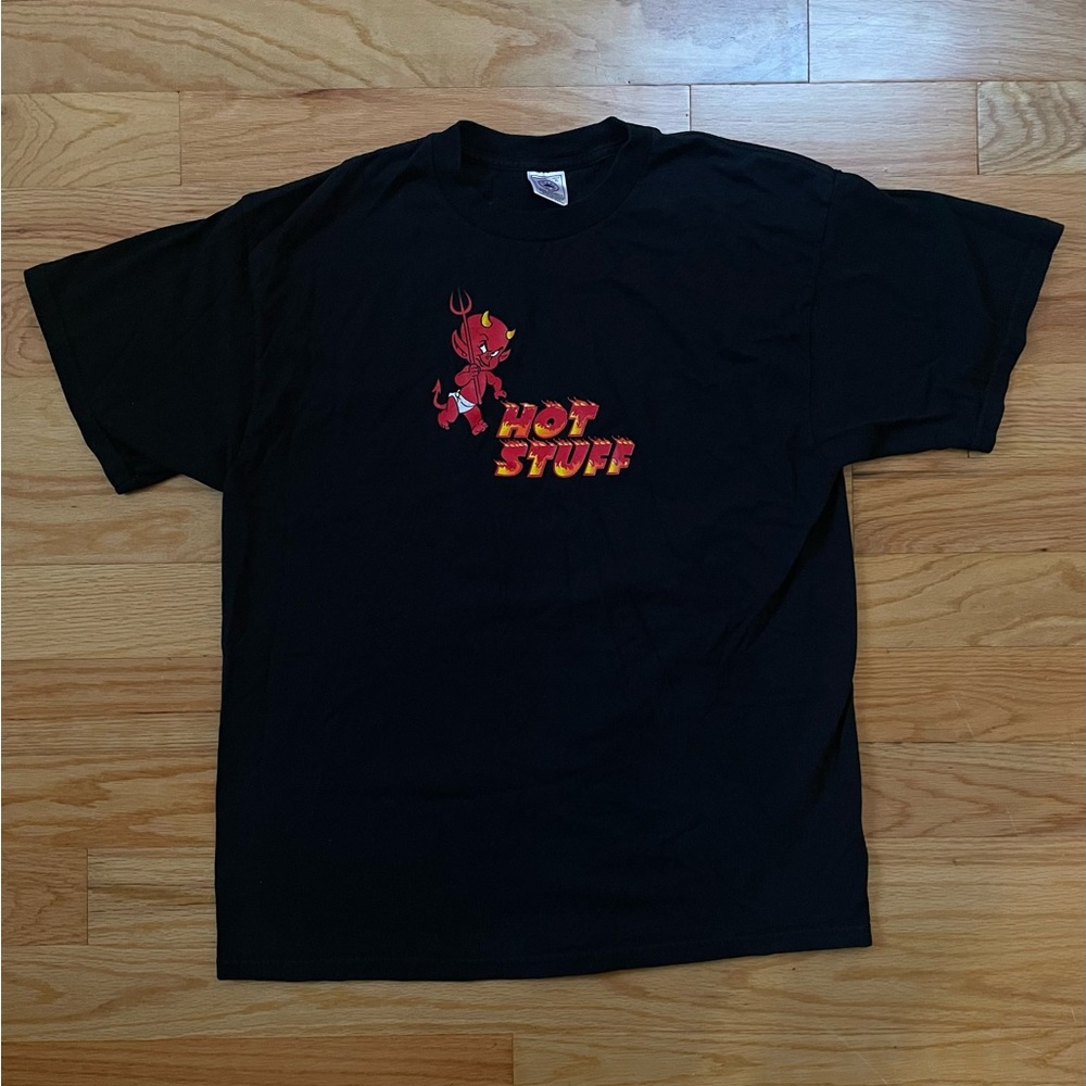 Vintage Hot Stuff The Little Devil Black T Shirt
